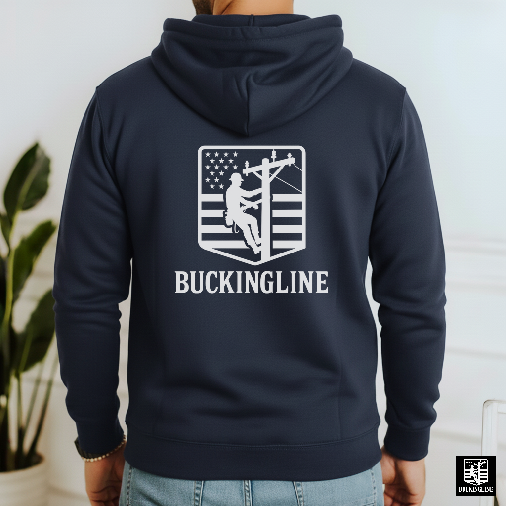 Navy back realistic mockup