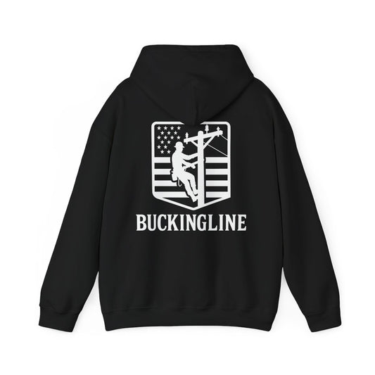 Trailer Trash With Cash design on Hoodies & Sweatshirts - Back view mockup