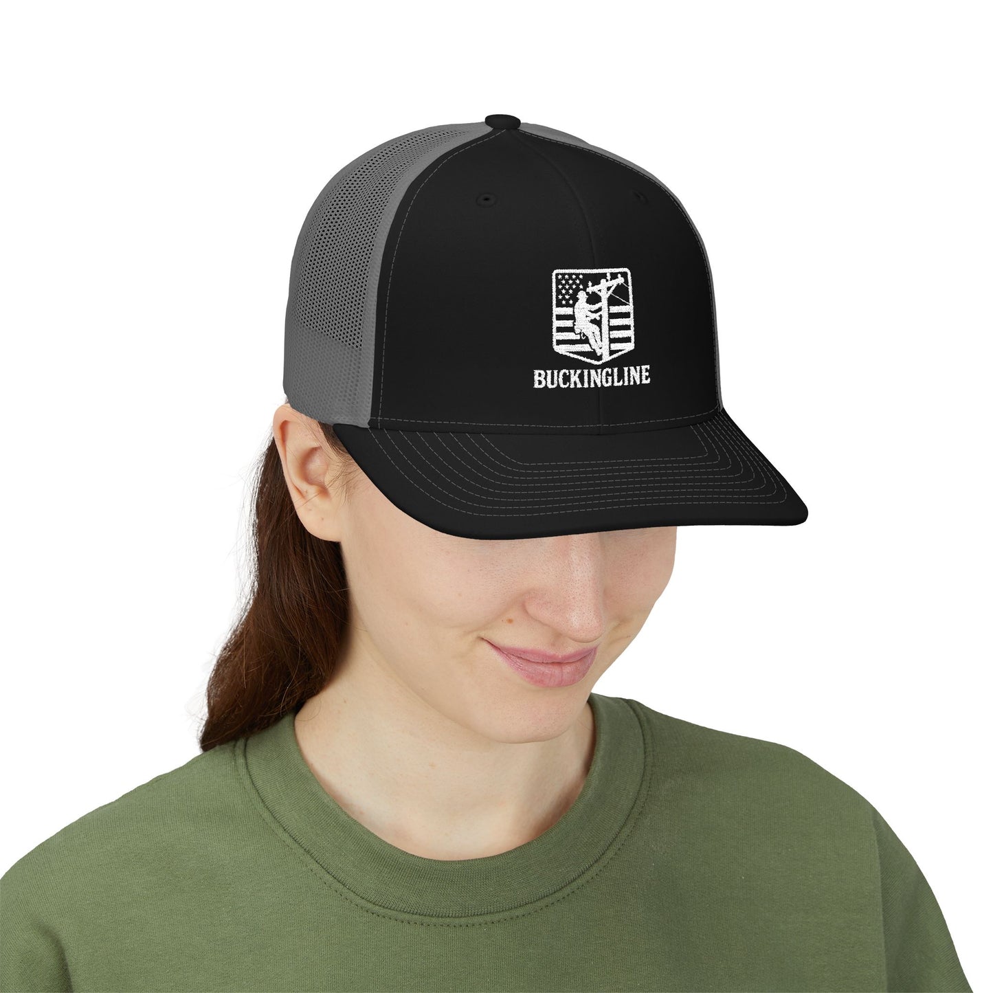 Buckingline, Lineman Hat, Embroidered Snapback hat in Multiple Colors