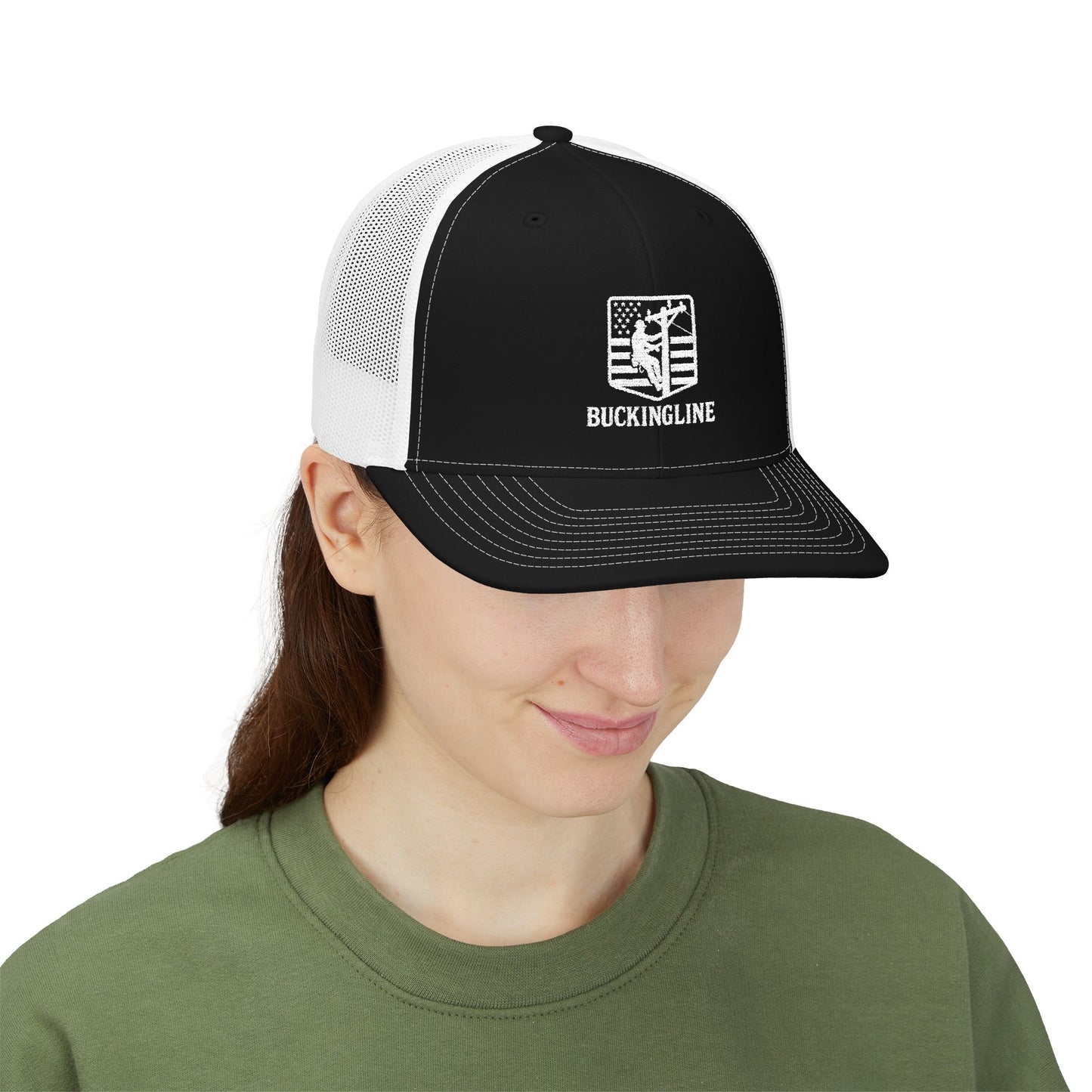 Buckingline, Lineman Hat, Embroidered Snapback hat in Multiple Colors