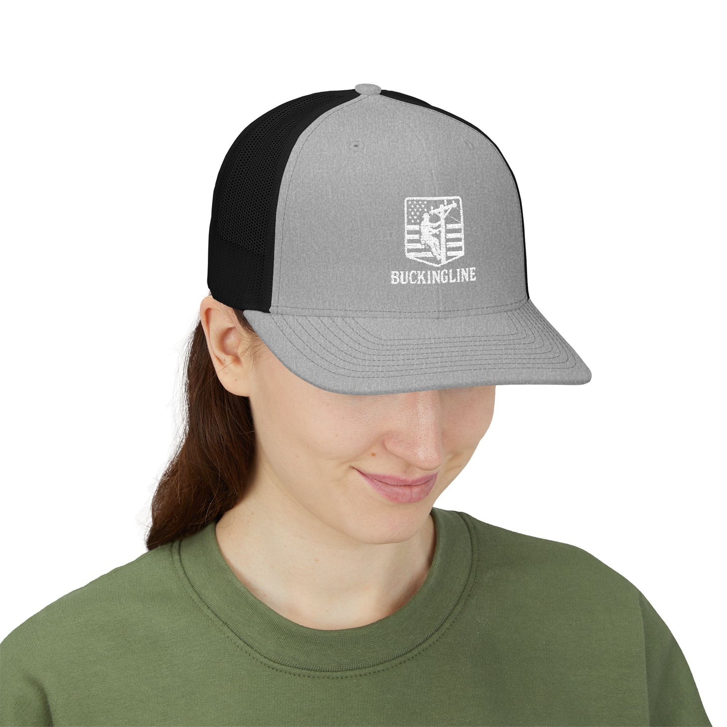 Buckingline, Lineman Hat, Embroidered Snapback hat in Multiple Colors