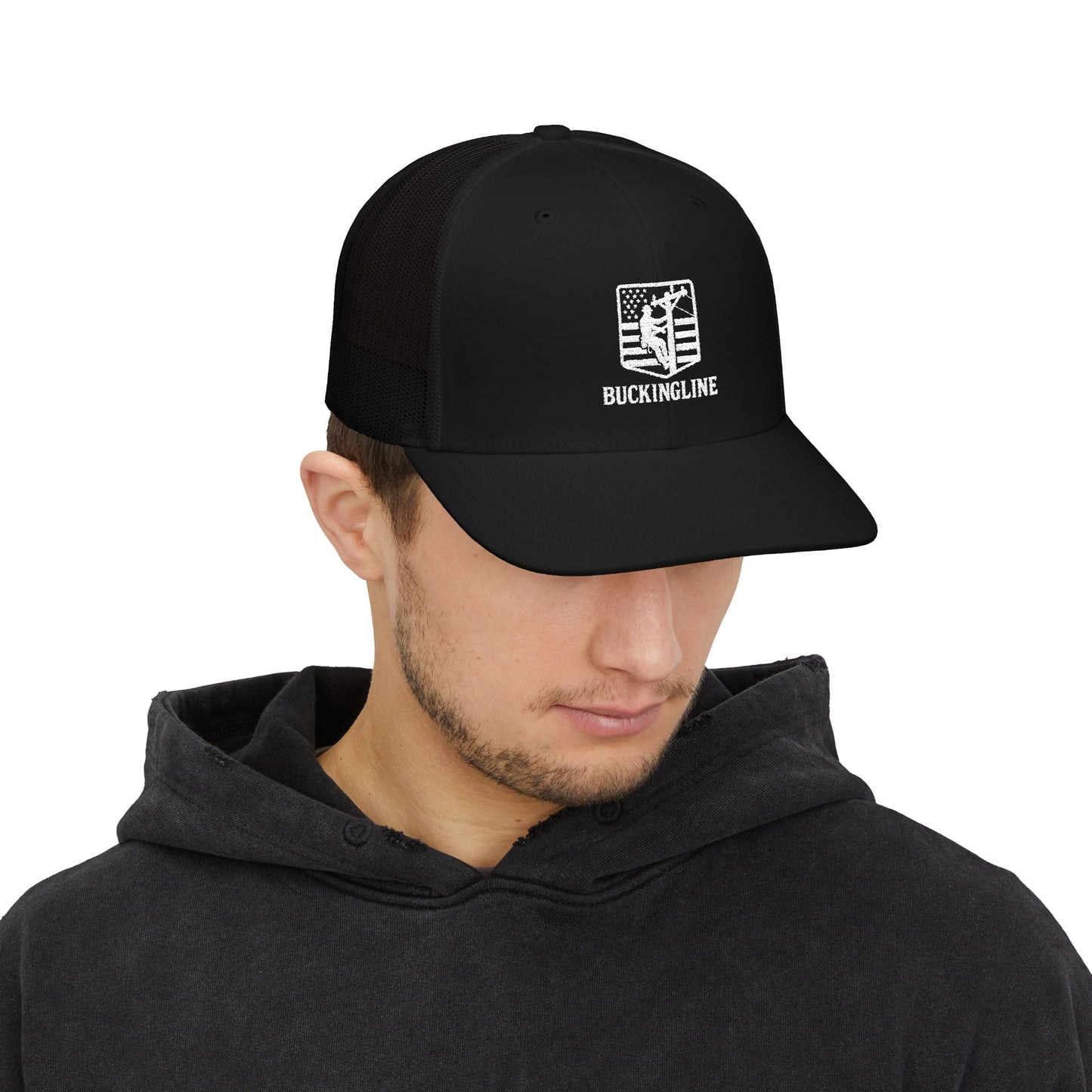 Buckingline, Lineman Hat, Embroidered Snapback hat in Multiple Colors