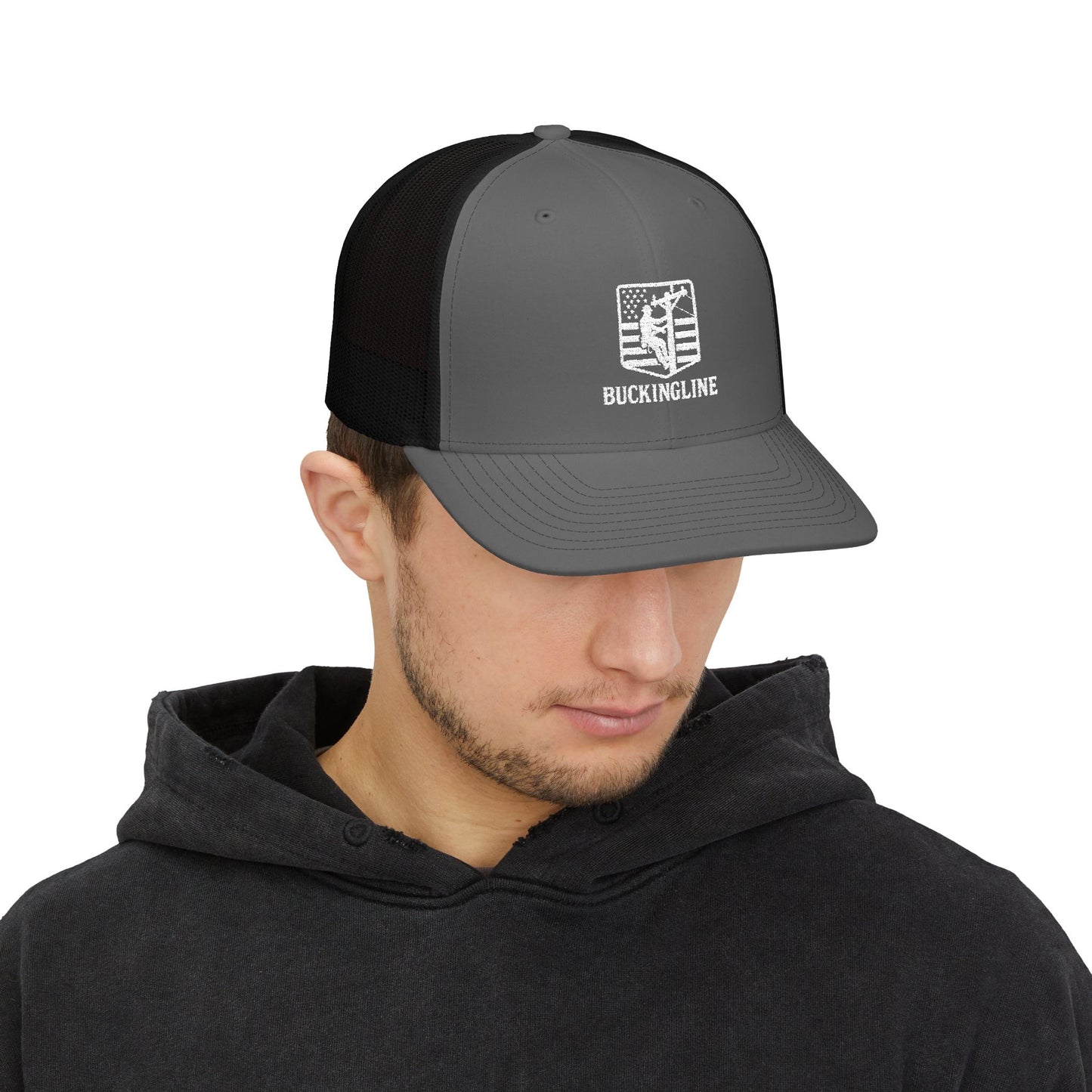 Buckingline, Lineman Hat, Embroidered Snapback hat in Multiple Colors