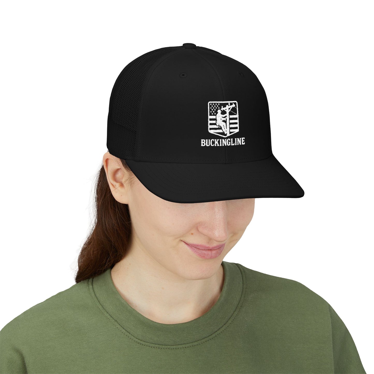Buckingline, Lineman Hat, Embroidered Snapback hat in Multiple Colors