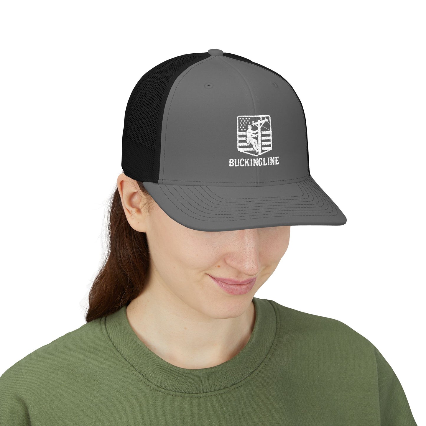 Buckingline, Lineman Hat, Embroidered Snapback hat in Multiple Colors