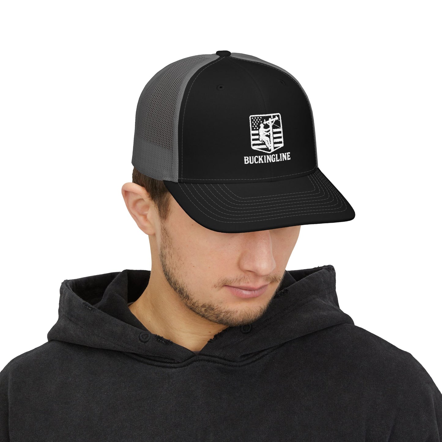 Buckingline, Lineman Hat, Embroidered Snapback hat in Multiple Colors