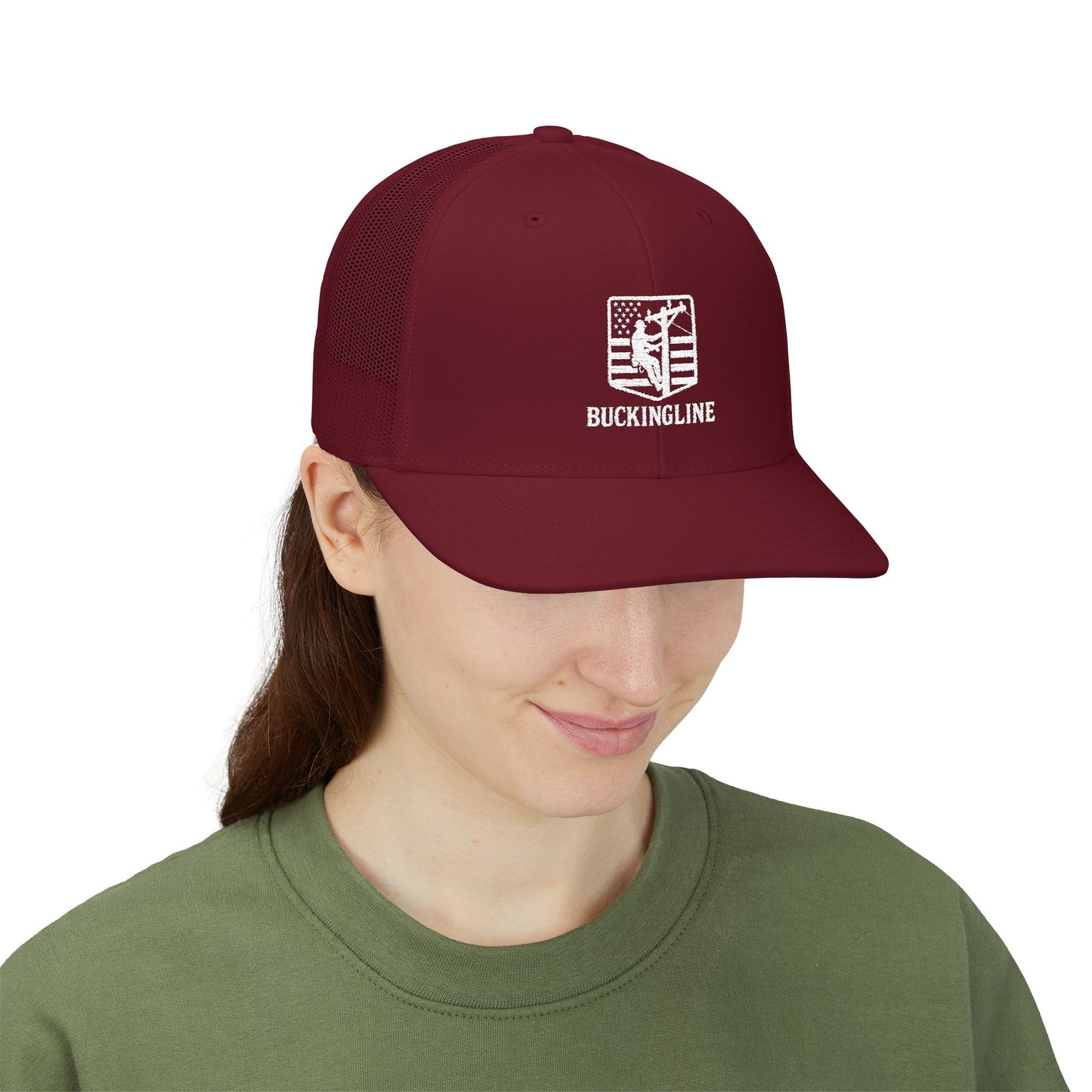 Buckingline, Lineman Hat, Embroidered Snapback hat in Multiple Colors